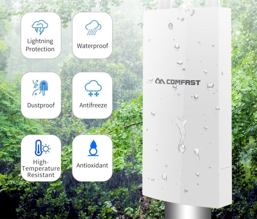 WiFi vahvistin. WiFi vahvistin ulkokäyttöön