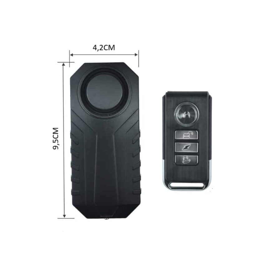 Varashälytin kaukosäätimellä polkupyörään Hälytin polkupyörään