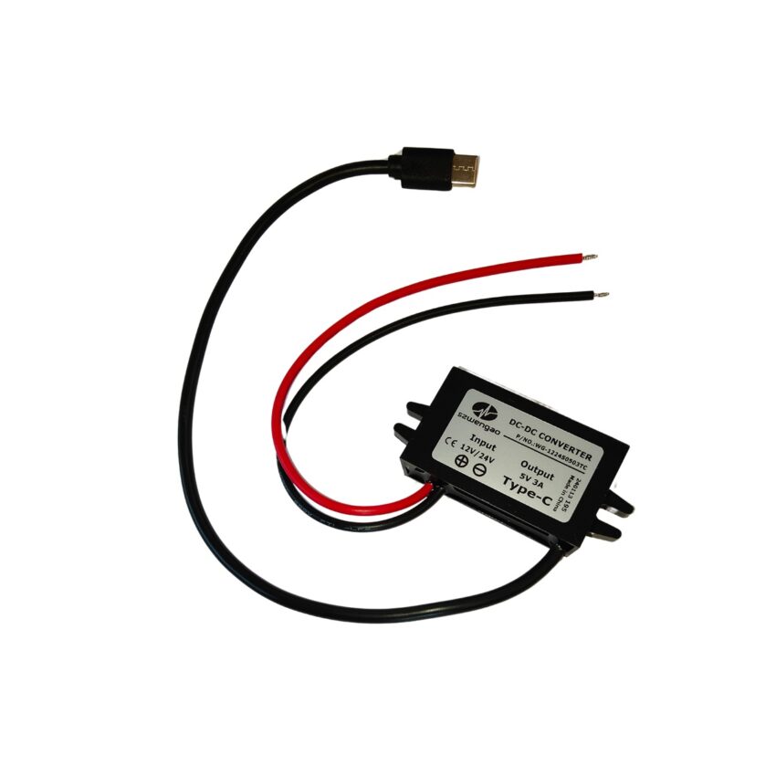 Jännitteenalentaja USB-C Jännitteenalentaja 12-24V