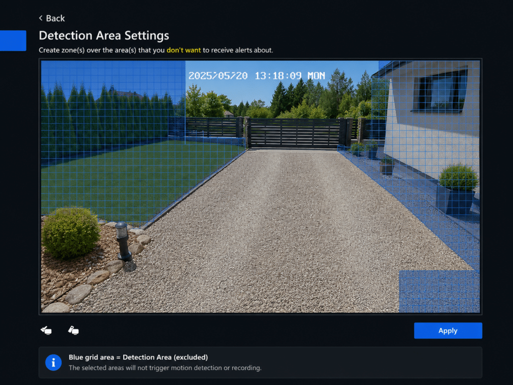 Reolink NVR settings