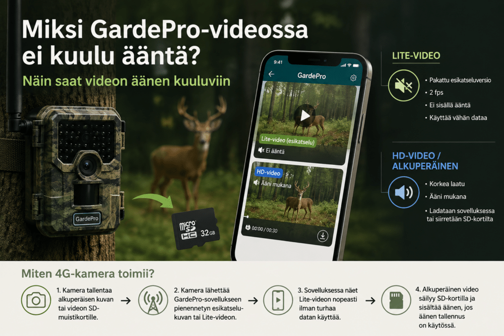 Garde Pro riistakamera.